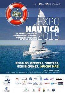 Cartel Exponáutica 2015 feria exposición náutica de Tenerife